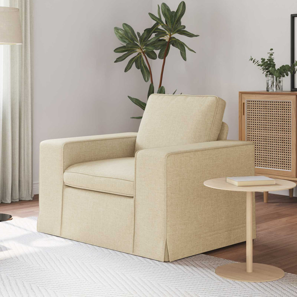 Καναπές Κρεμ 103 x 80 x 82 εκ ύφασμα