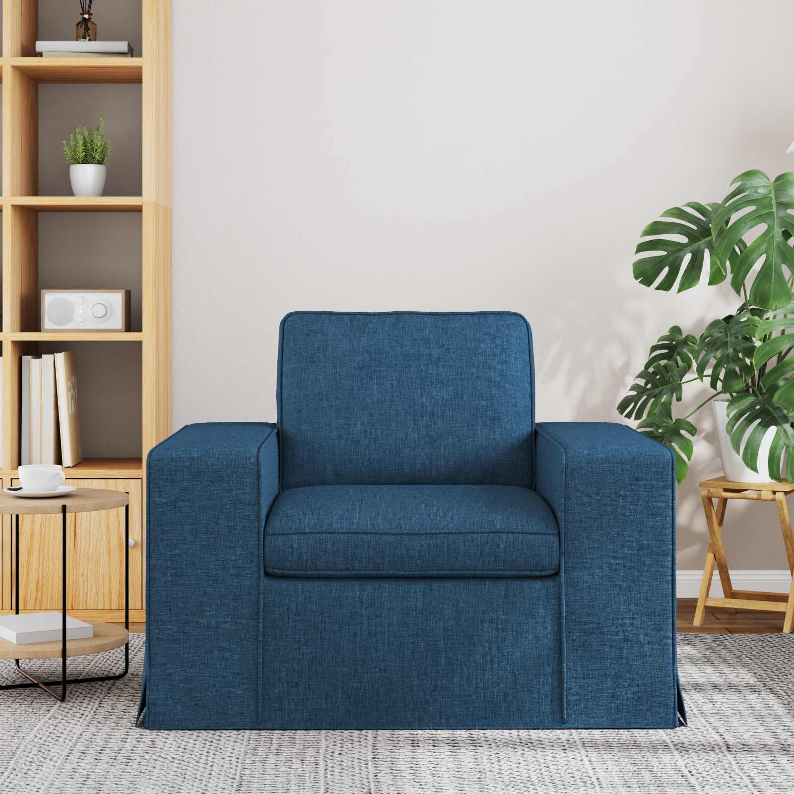 Καναπές Μπλε 103 x 80 x 82 εκ ύφασμα