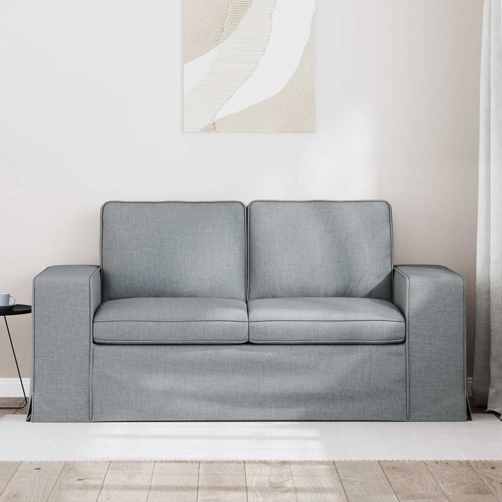 Καναπές Ανοιχτό γκρι 162 x 80 x 82 εκ ύφασμα