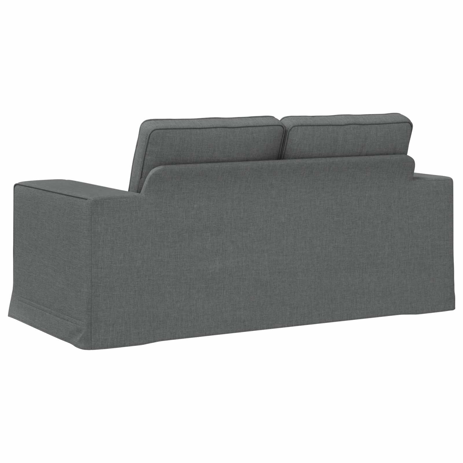 Καναπές Σκούρο Γκρι 162 x 80 x 82 εκ ύφασμα