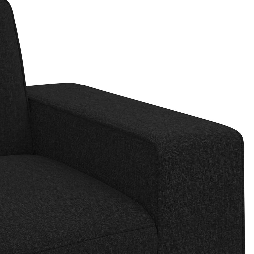 Καναπές Μαύρο 162 x 80 x 82 εκ ύφασμα