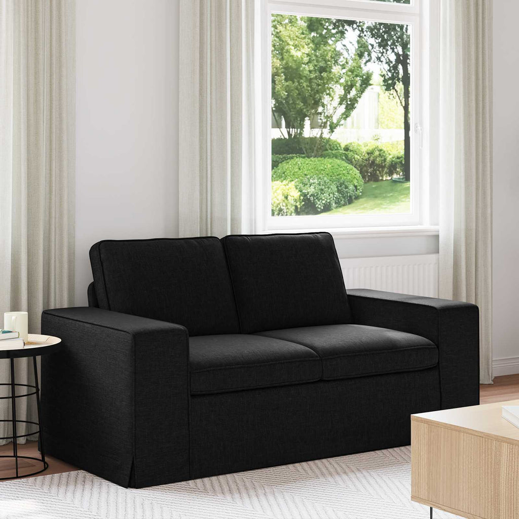 Καναπές Μαύρο 162 x 80 x 82 εκ ύφασμα