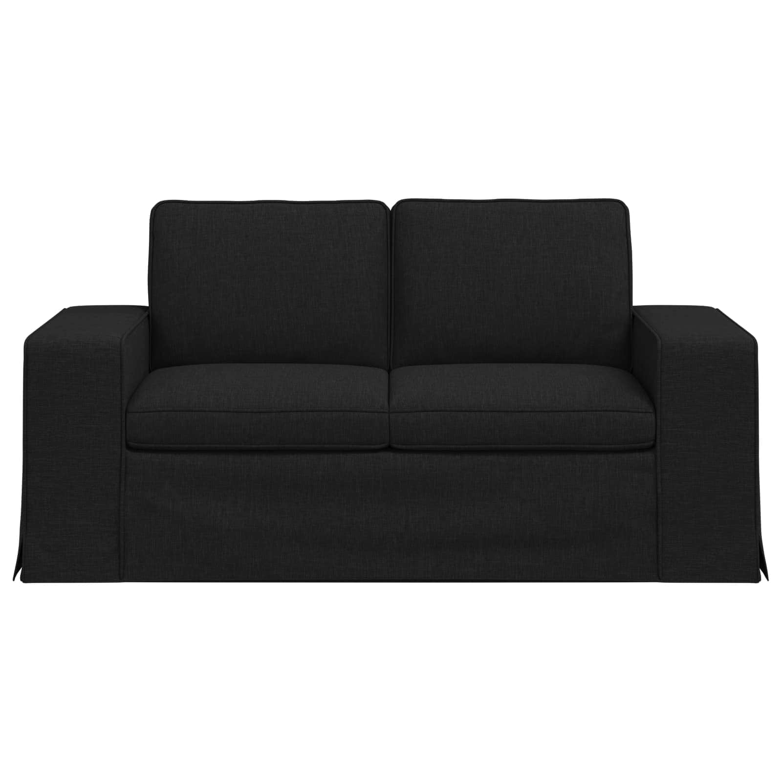 Καναπές Μαύρο 162 x 80 x 82 εκ ύφασμα