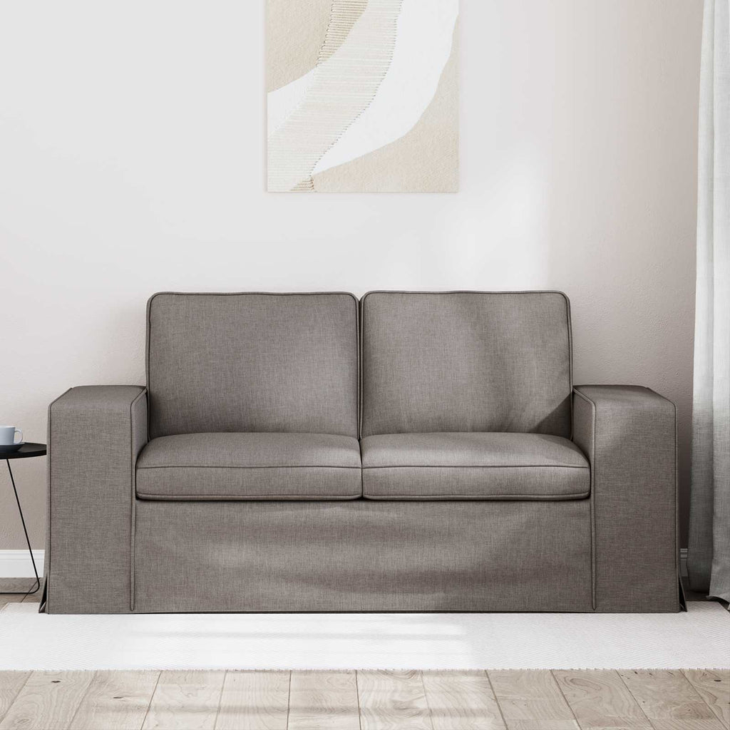 Καναπές Taupe 162 x 80 x 82 εκ ύφασμα
