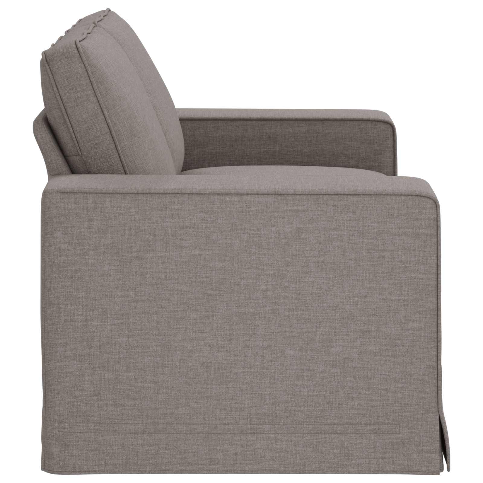 Καναπές Taupe 162 x 80 x 82 εκ ύφασμα