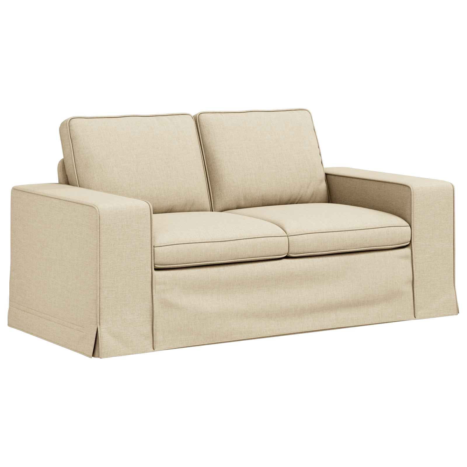 Καναπές Κρεμ 162 x 80 x 82 εκ ύφασμα