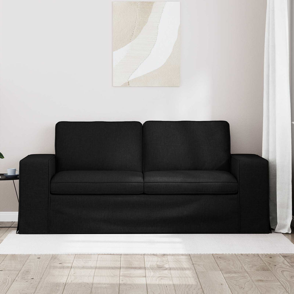Καναπές Μαύρο 182 x 80 x 82 εκ ύφασμα