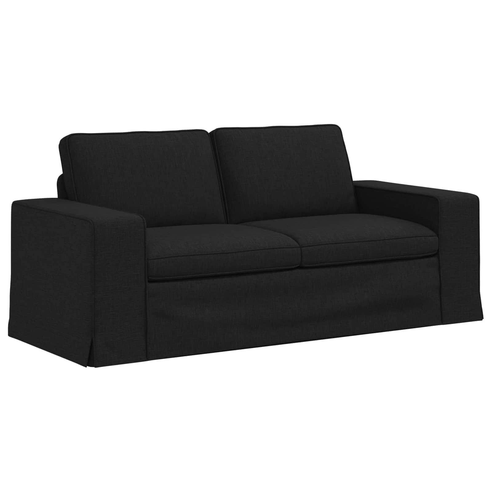 Καναπές Μαύρο 182 x 80 x 82 εκ ύφασμα