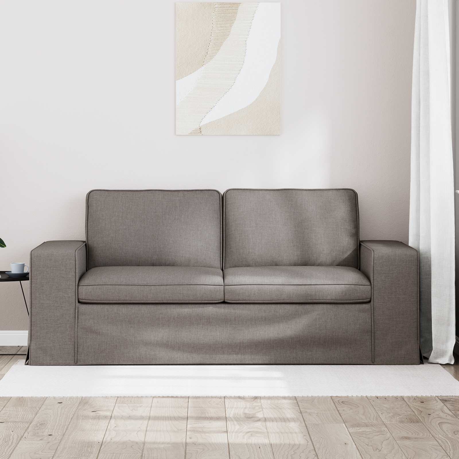 Καναπές Taupe 182 x 80 x 82 εκ ύφασμα