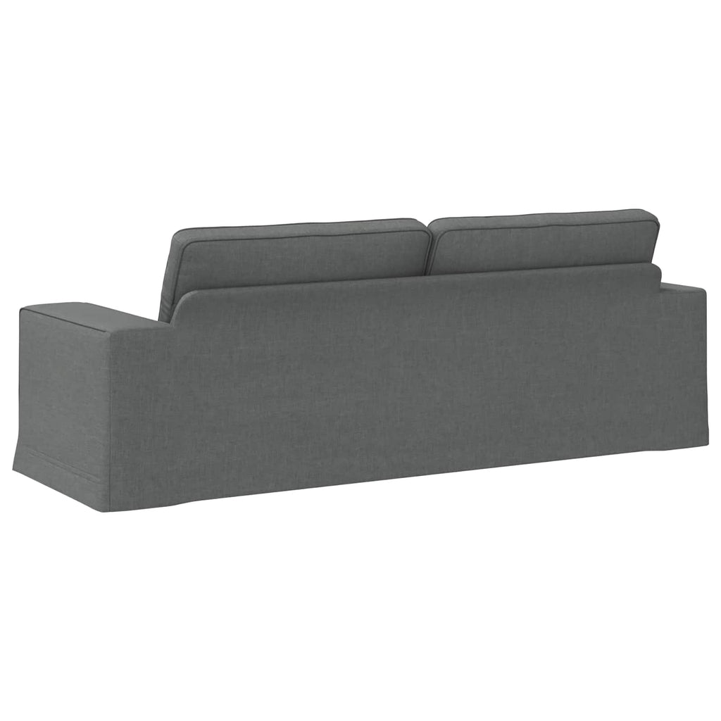 Καναπές Σκούρο Γκρι 222 x 80 x 82 εκ ύφασμα