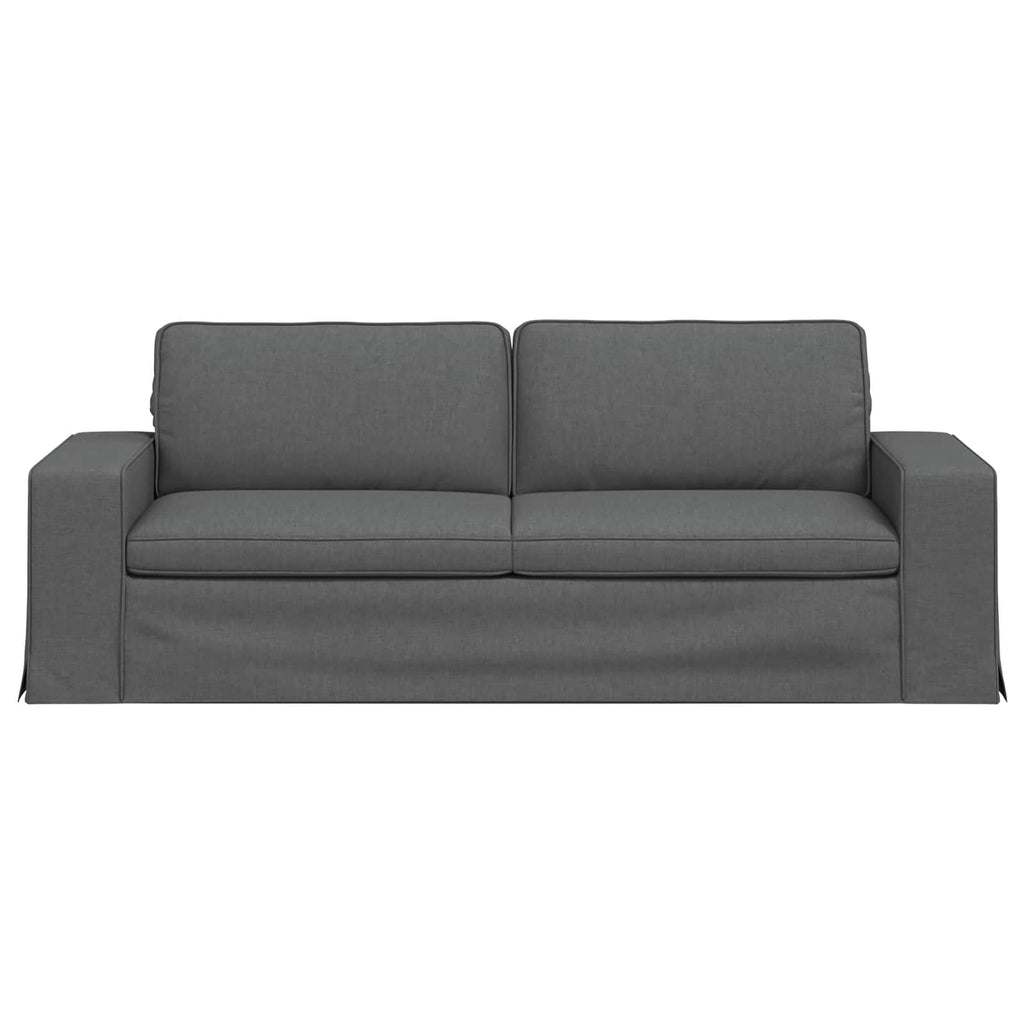 Καναπές Σκούρο Γκρι 222 x 80 x 82 εκ ύφασμα