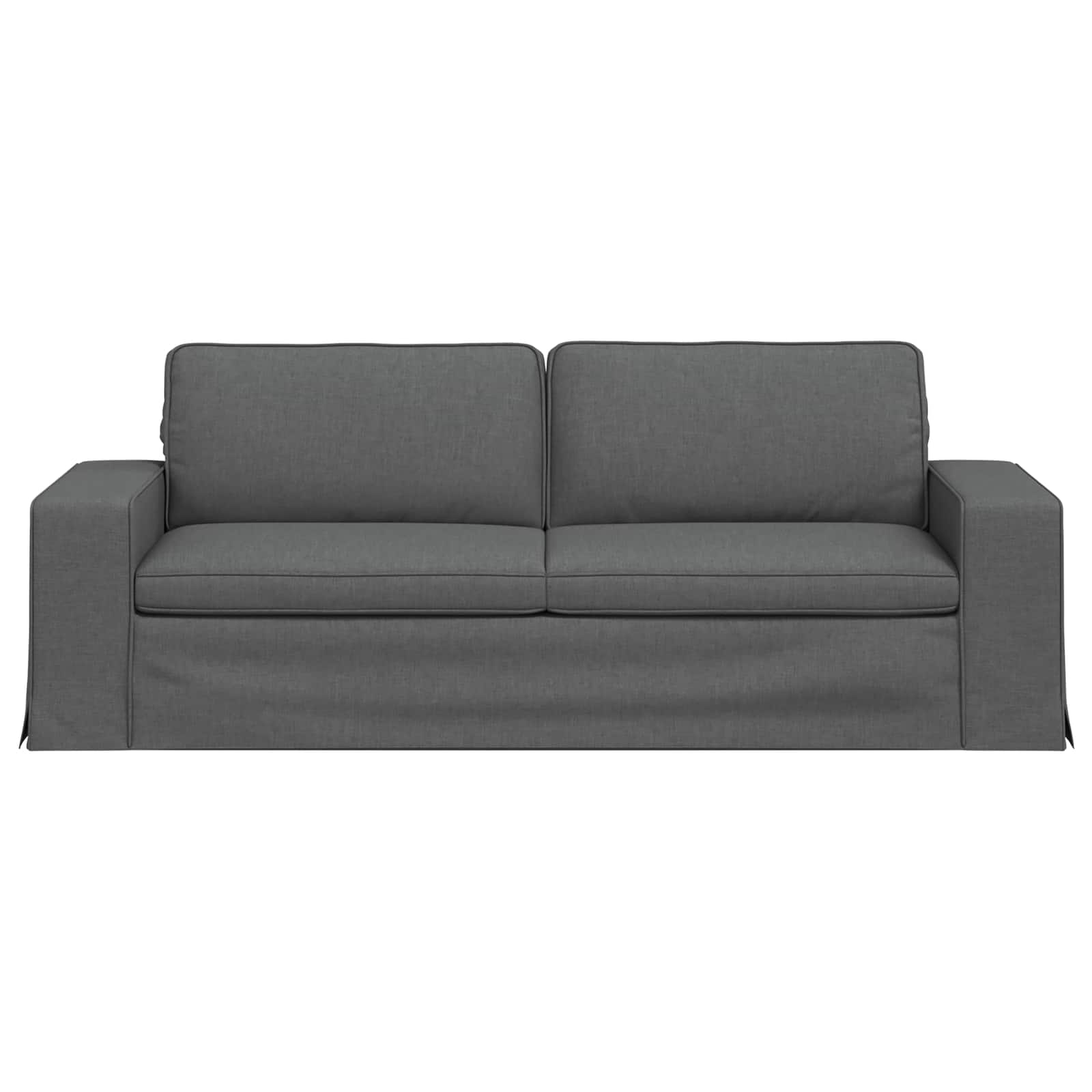 Καναπές Σκούρο Γκρι 222 x 80 x 82 εκ ύφασμα