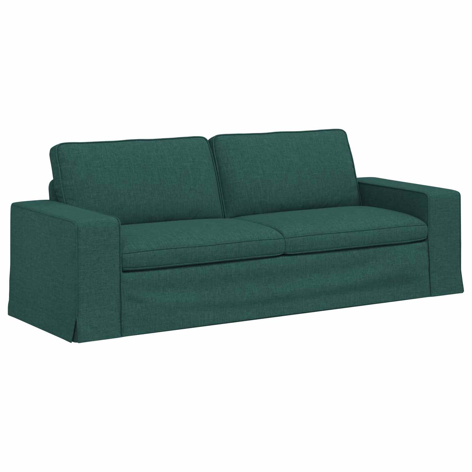 Καναπές Σκούρο Πράσινο 222 x 80 x 82 εκ ύφασμα