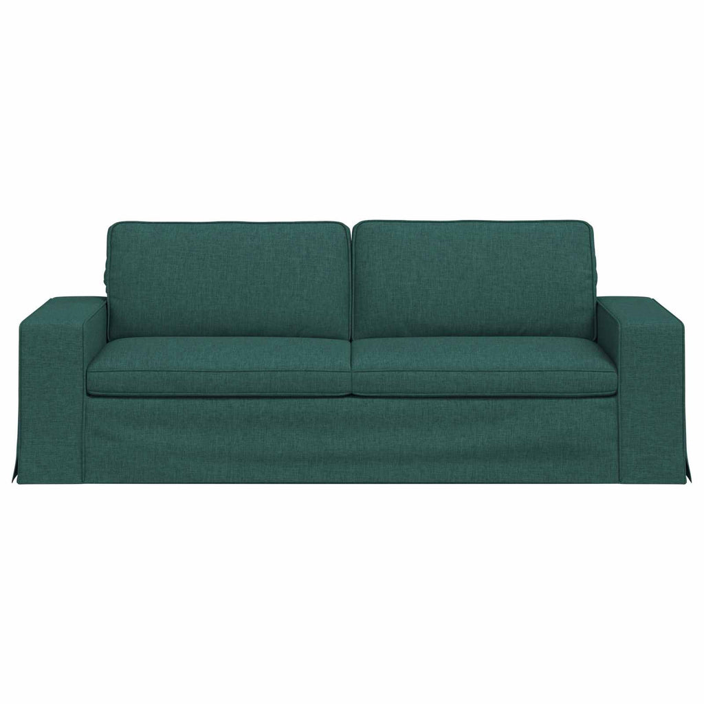 Καναπές Σκούρο Πράσινο 222 x 80 x 82 εκ ύφασμα