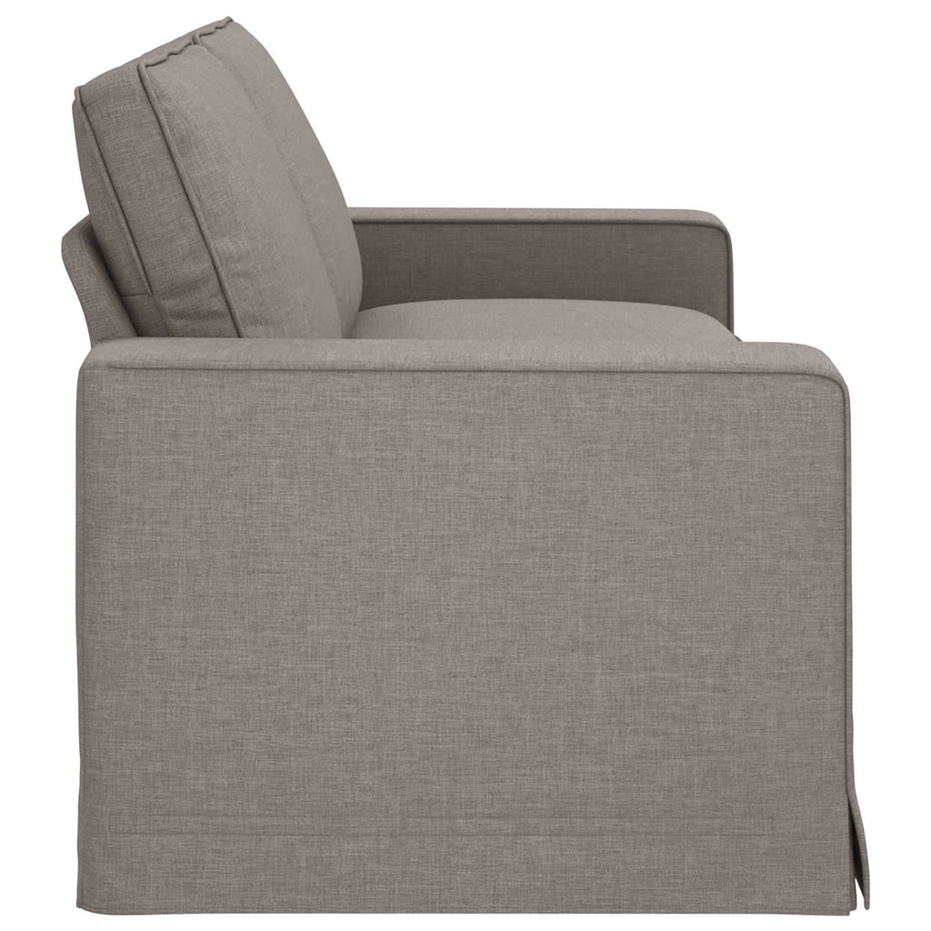 Καναπές Taupe 222 x 80 x 82 εκ ύφασμα