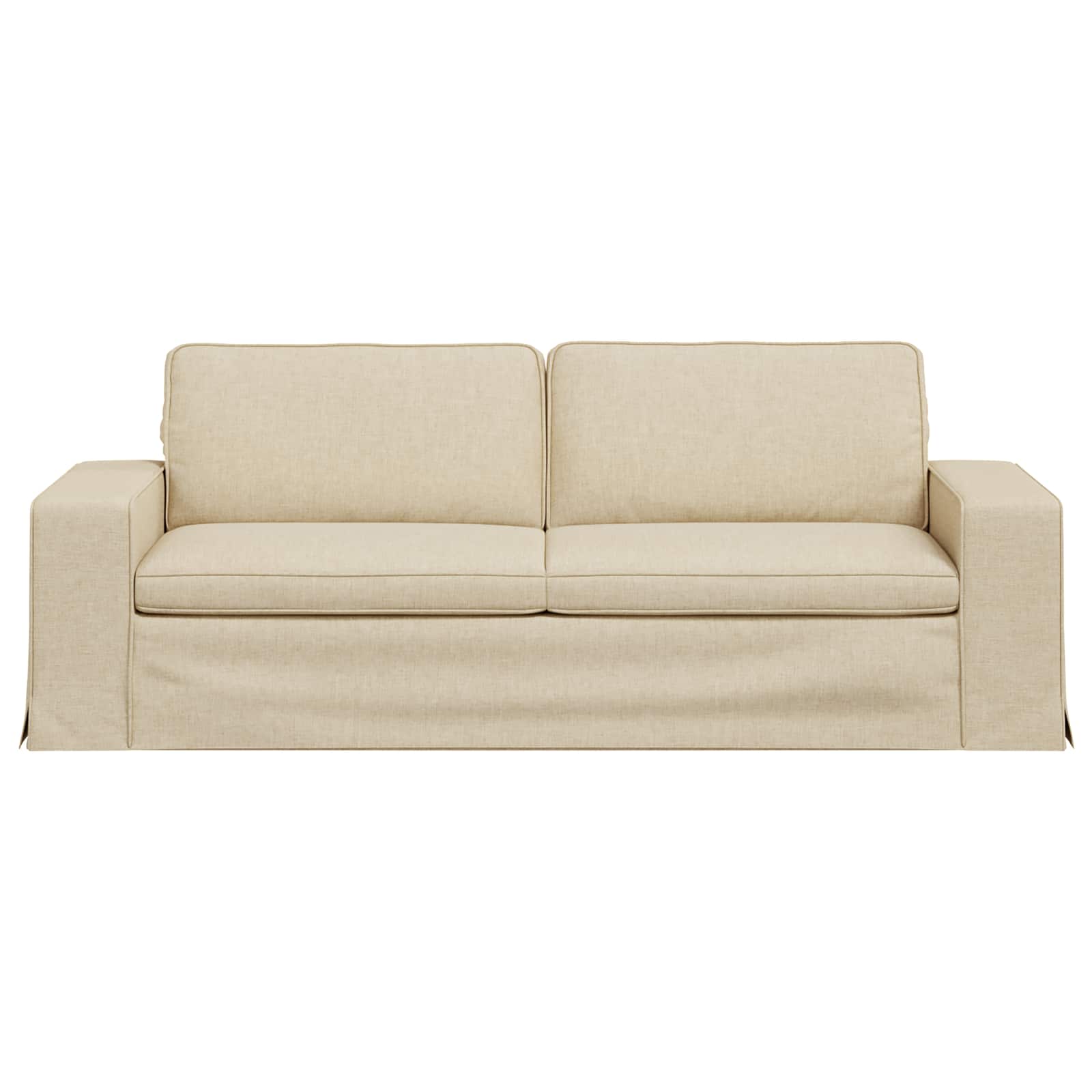 Καναπές Κρεμ 222 x 80 x 82 εκ ύφασμα
