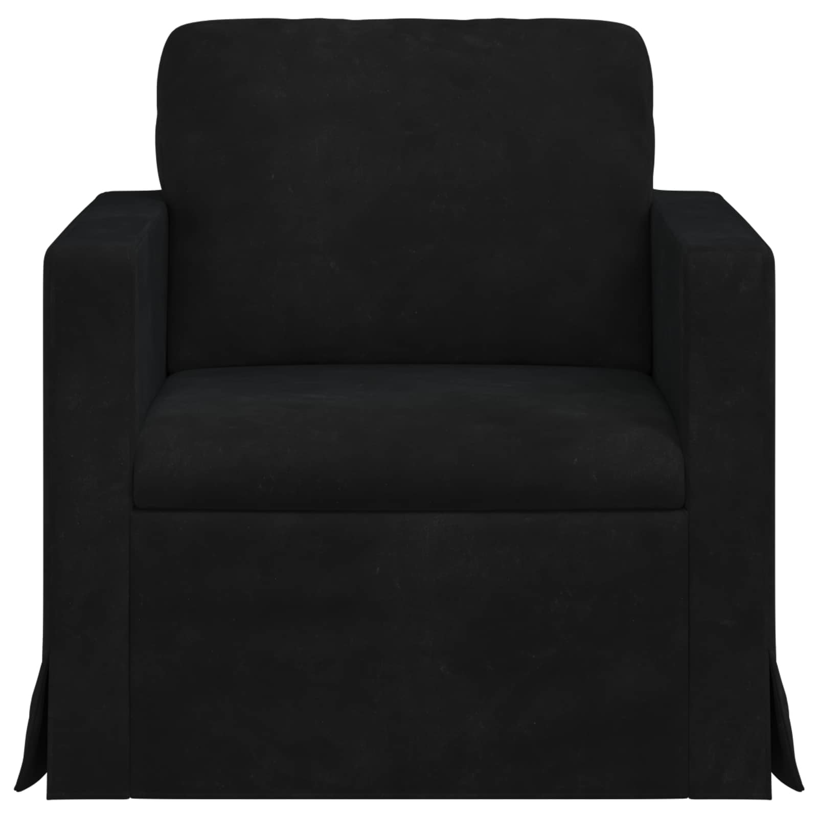 Καναπές Μαύρο 78 x 78 x 80 εκ. Βελούδο