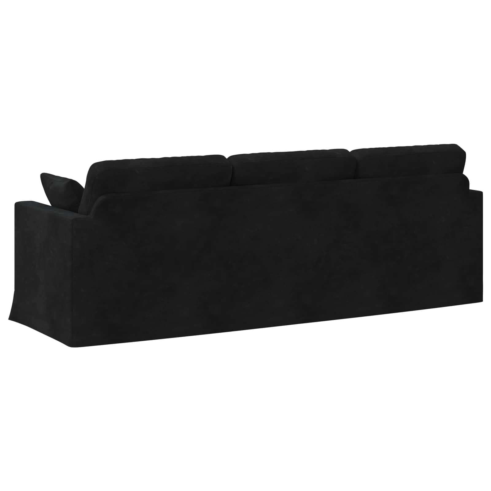 Καναπές Μαύρο 228 x 78 x 80 εκ Βελούδο