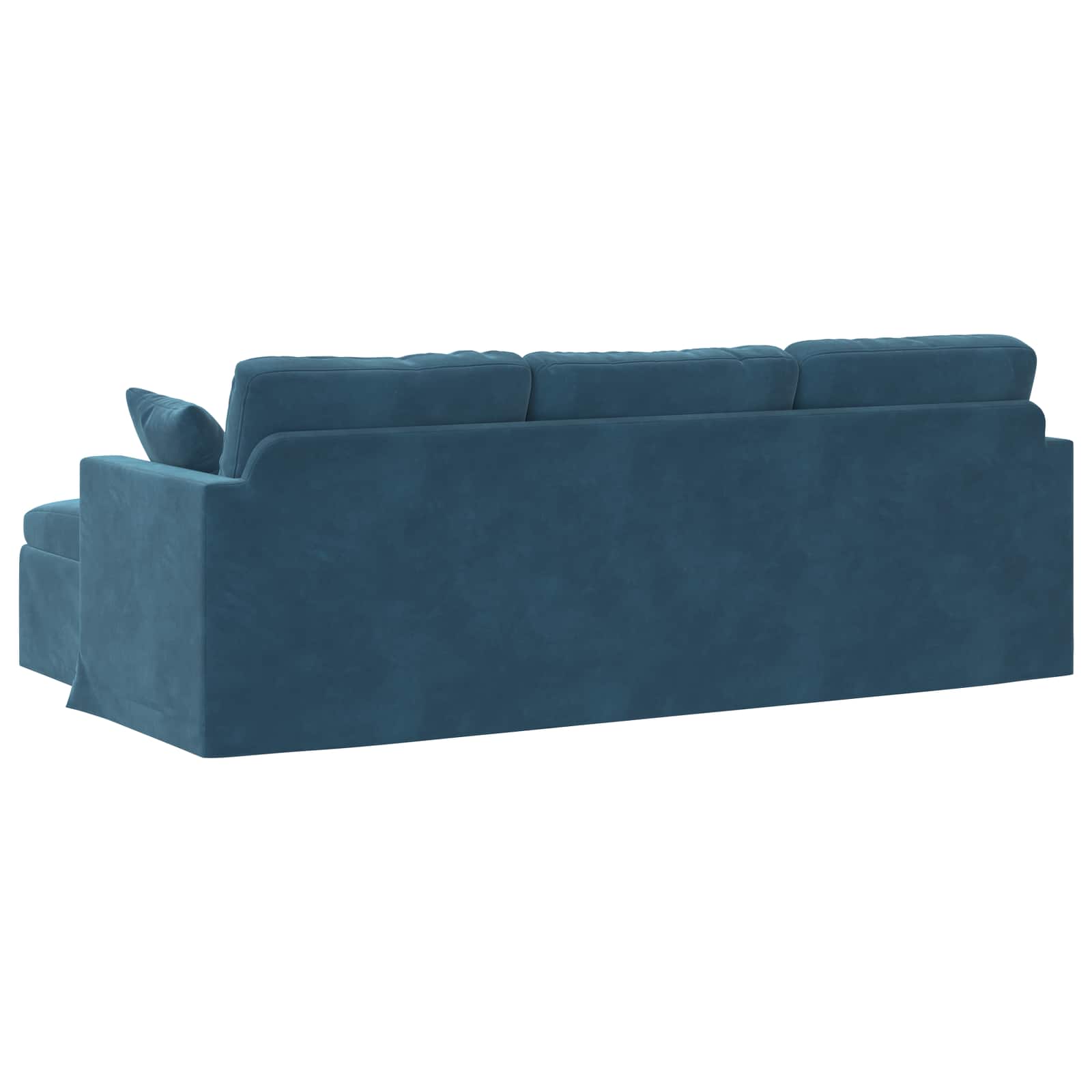 Καναπές Μπλε 228 x 134 x 80 εκ Βελούδο