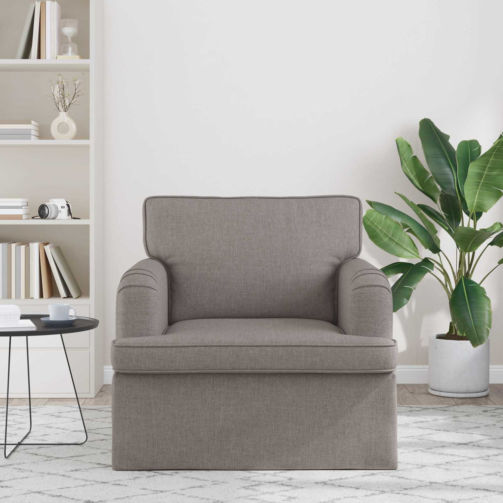 Καναπές Taupe 84 x 80 x 85 εκ ύφασμα