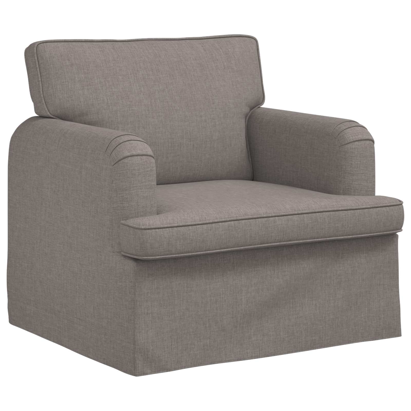 Καναπές Taupe 84 x 80 x 85 εκ ύφασμα
