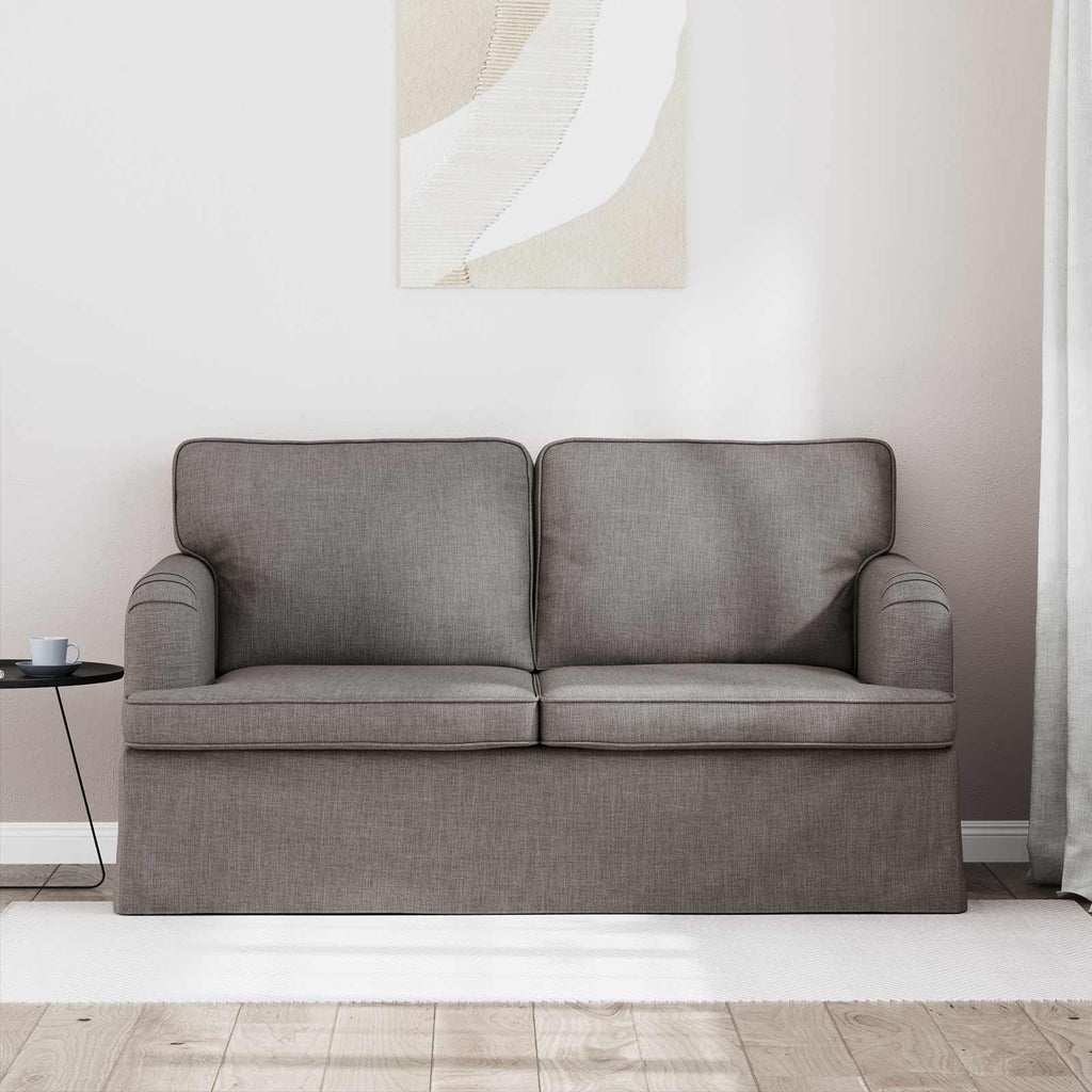 Καναπές Taupe 144 x 80 x 85 εκ ύφασμα