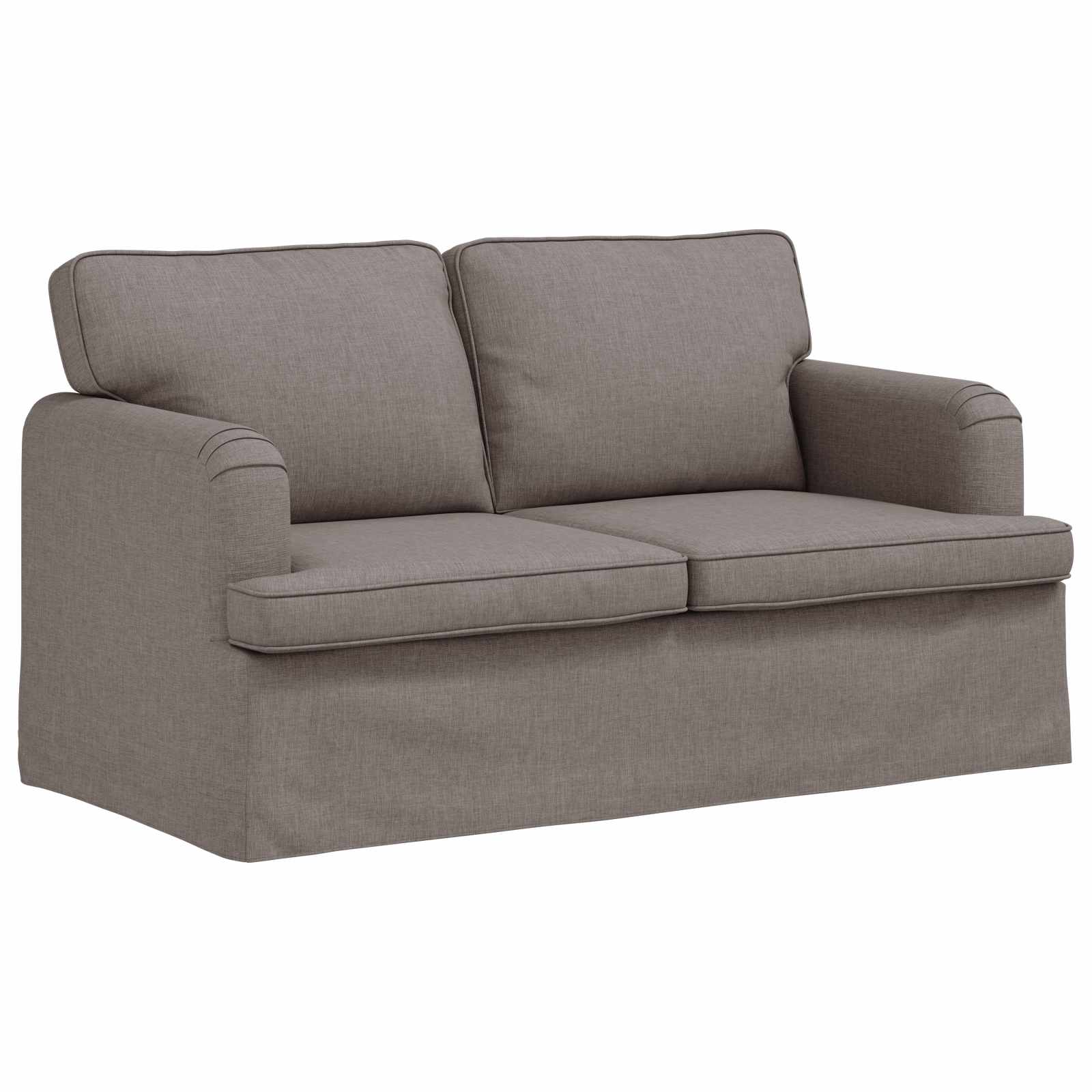 Καναπές Taupe 144 x 80 x 85 εκ ύφασμα
