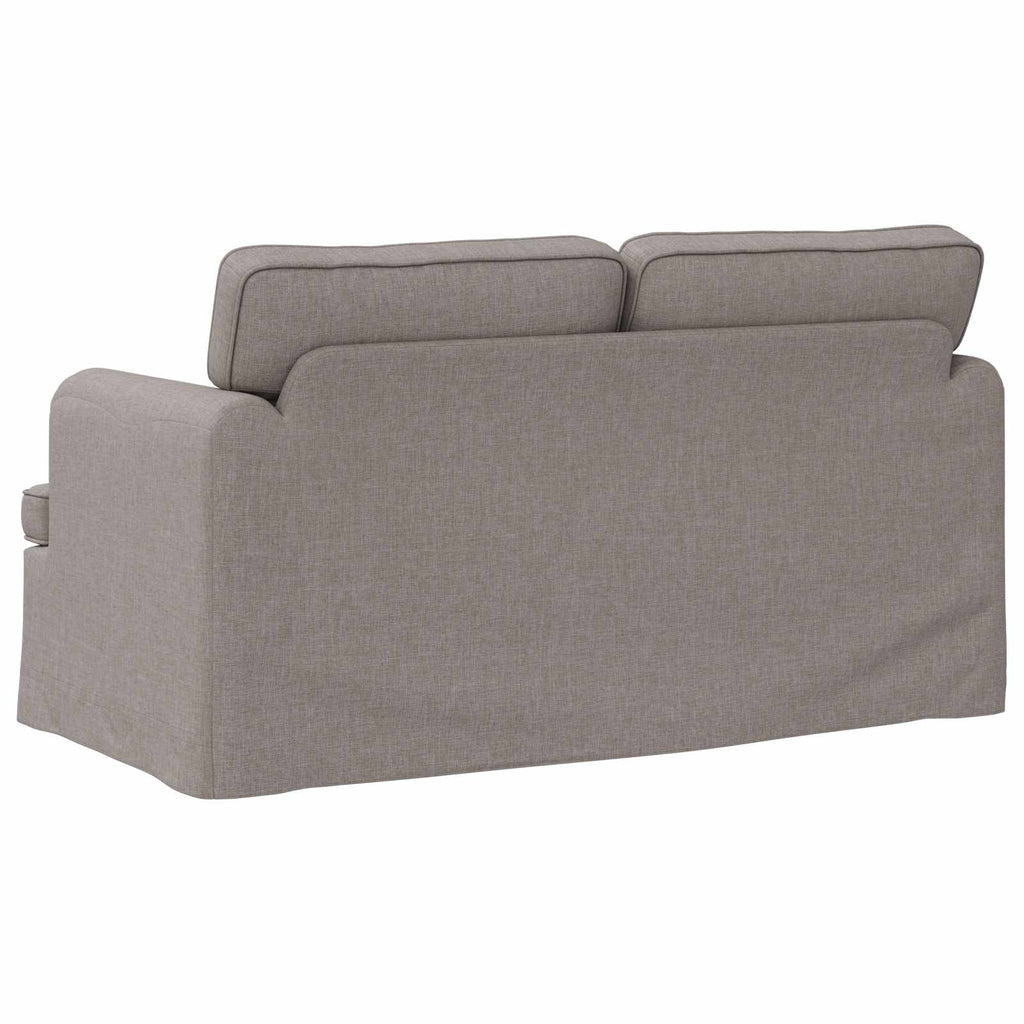 Καναπές Taupe 144 x 80 x 85 εκ ύφασμα