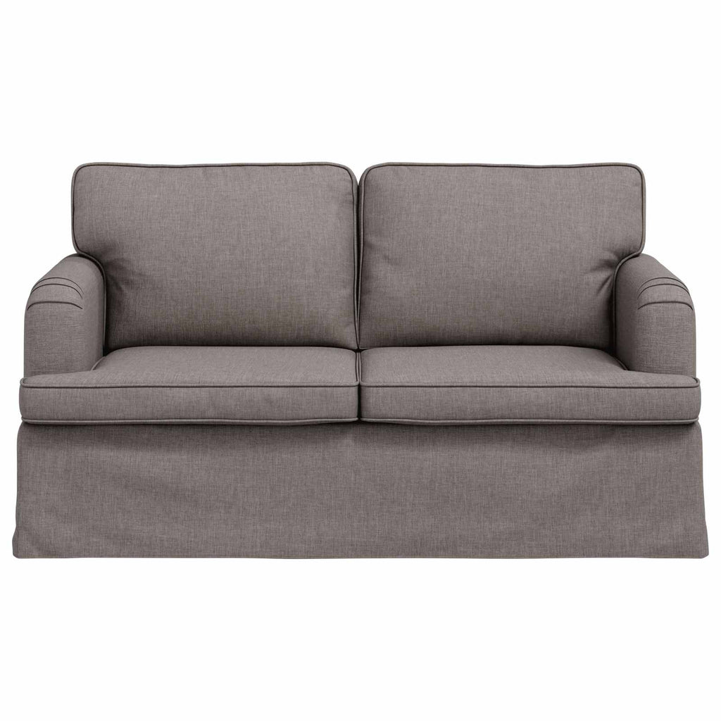 Καναπές Taupe 144 x 80 x 85 εκ ύφασμα