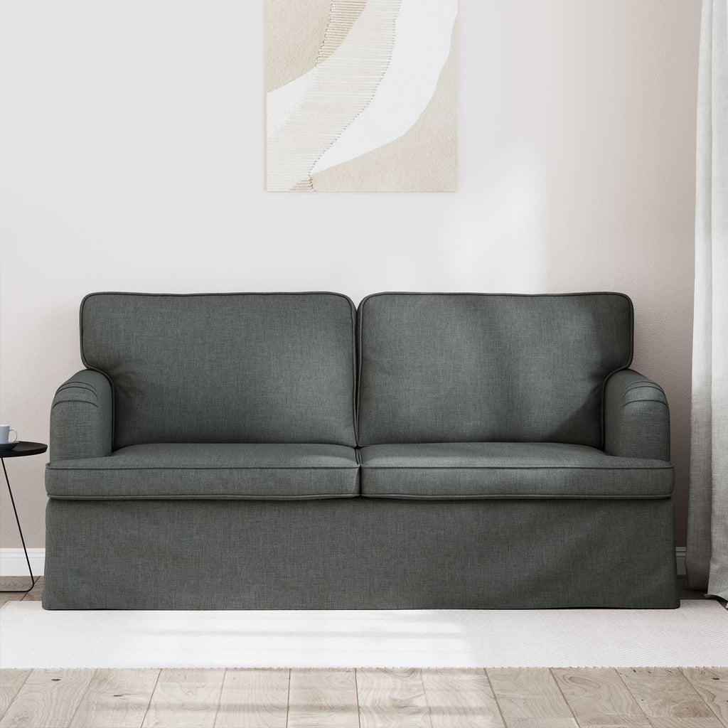 Καναπές Σκούρο Γκρι 162 x 80 x 85 εκ ύφασμα