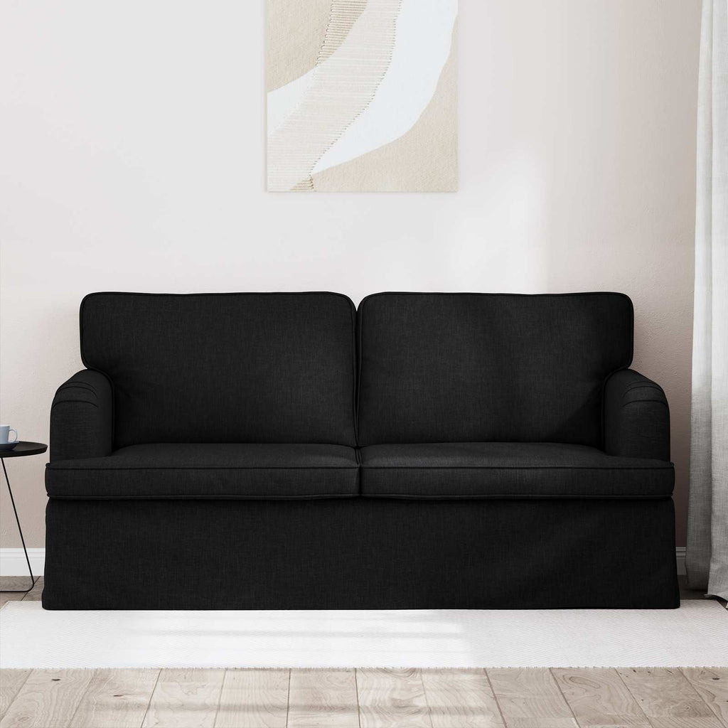Καναπές Μαύρο 162 x 80 x 85 εκ ύφασμα