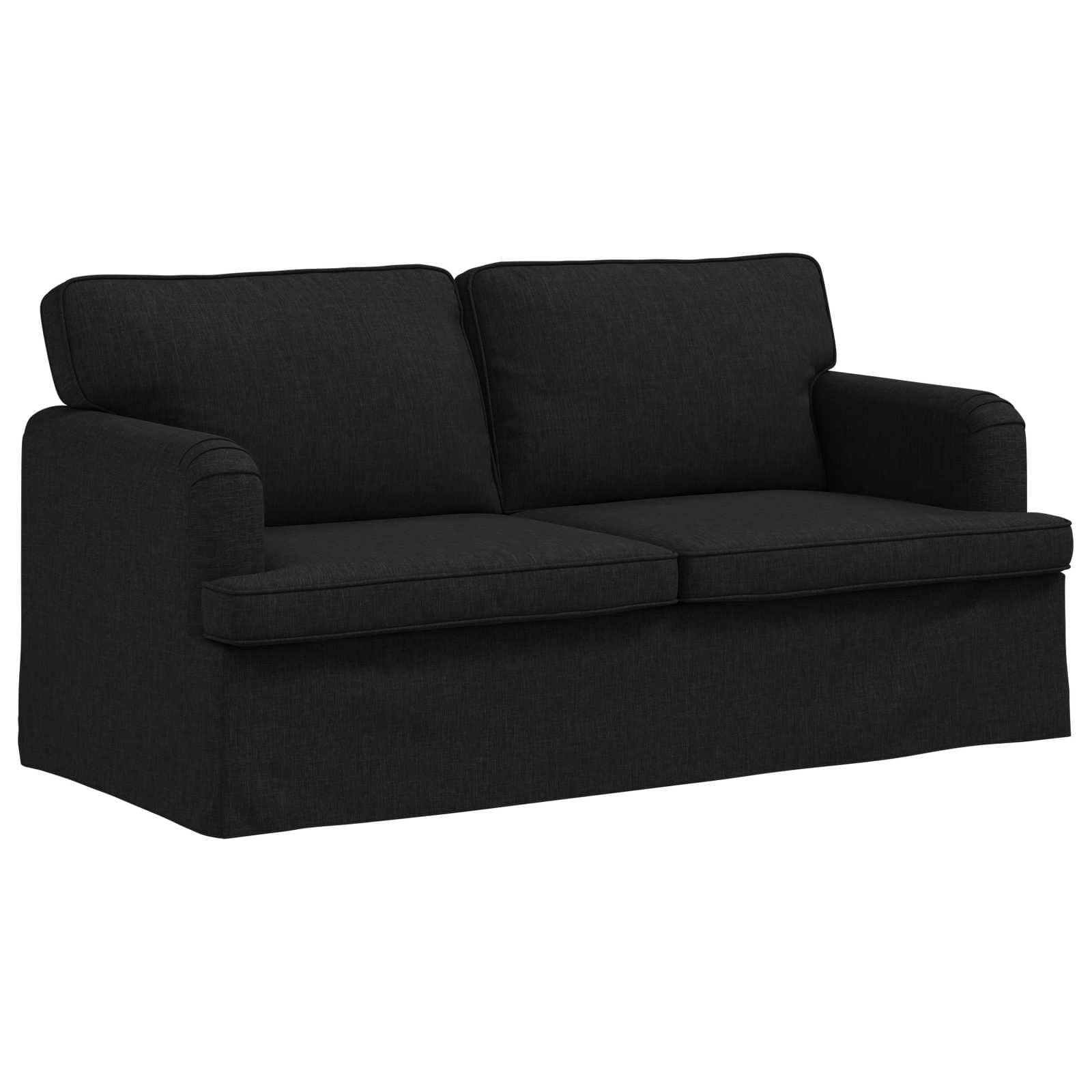 Καναπές Μαύρο 162 x 80 x 85 εκ ύφασμα