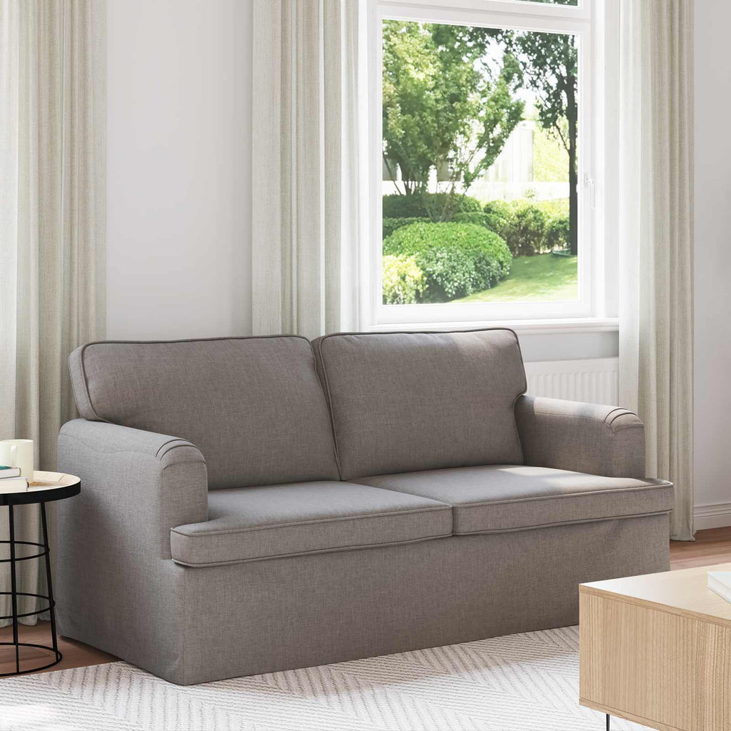 Καναπές Taupe 162 x 80 x 85 εκ ύφασμα