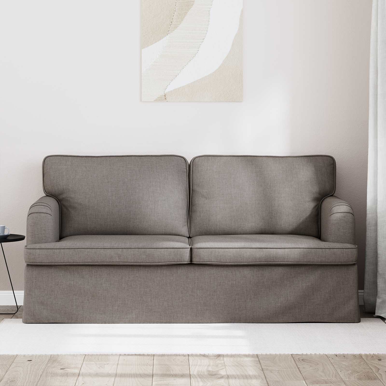 Καναπές Taupe 162 x 80 x 85 εκ ύφασμα