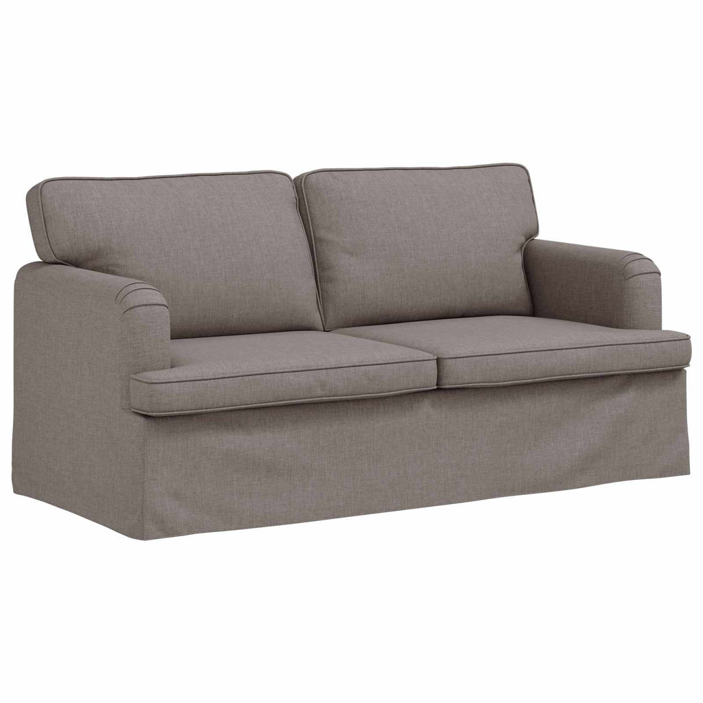 Καναπές Taupe 162 x 80 x 85 εκ ύφασμα