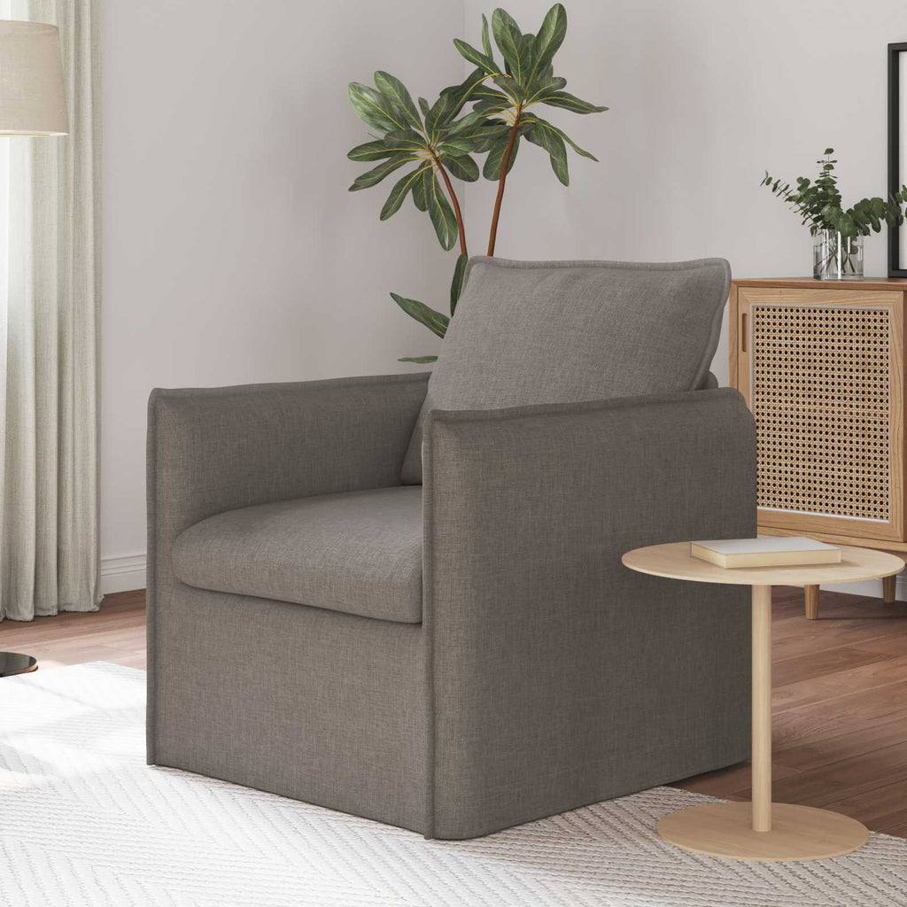 Καναπές Taupe 75 x 82 x 85 εκ ύφασμα