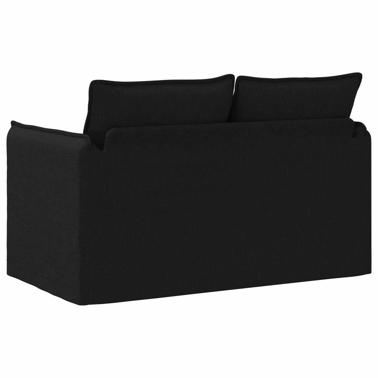 Καναπές Μαύρο 136 x 82 x 85 εκ ύφασμα