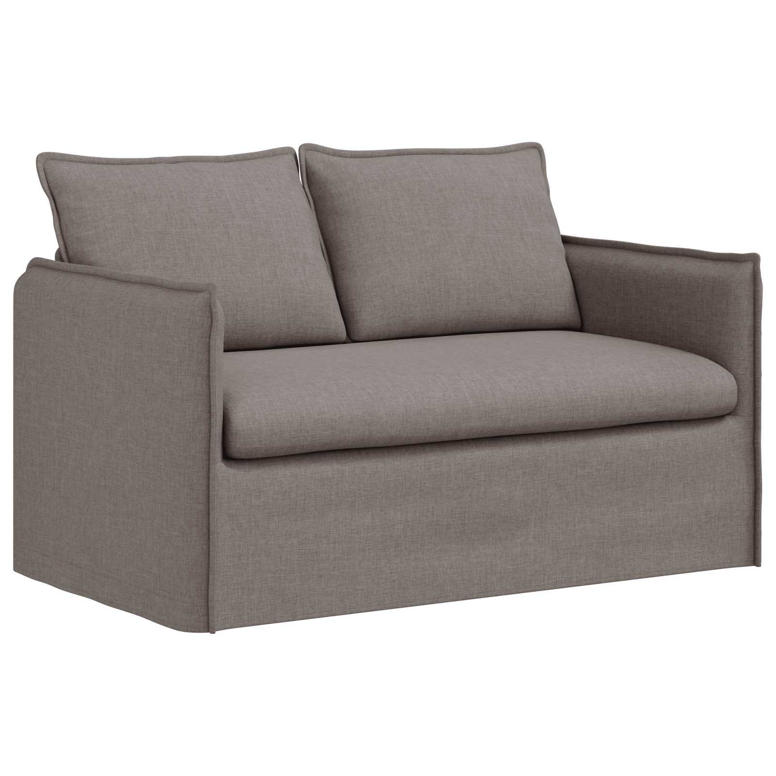 Καναπές Taupe 136 x 82 x 85 εκ ύφασμα