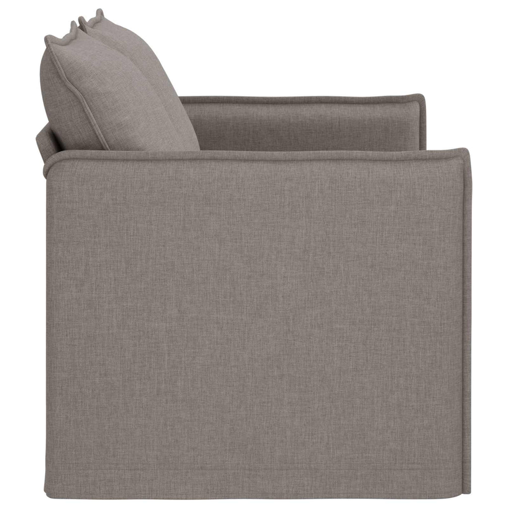 Καναπές Taupe 136 x 82 x 85 εκ ύφασμα