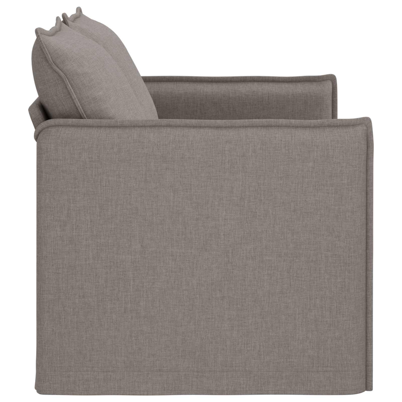 Καναπές Taupe 136 x 82 x 85 εκ ύφασμα