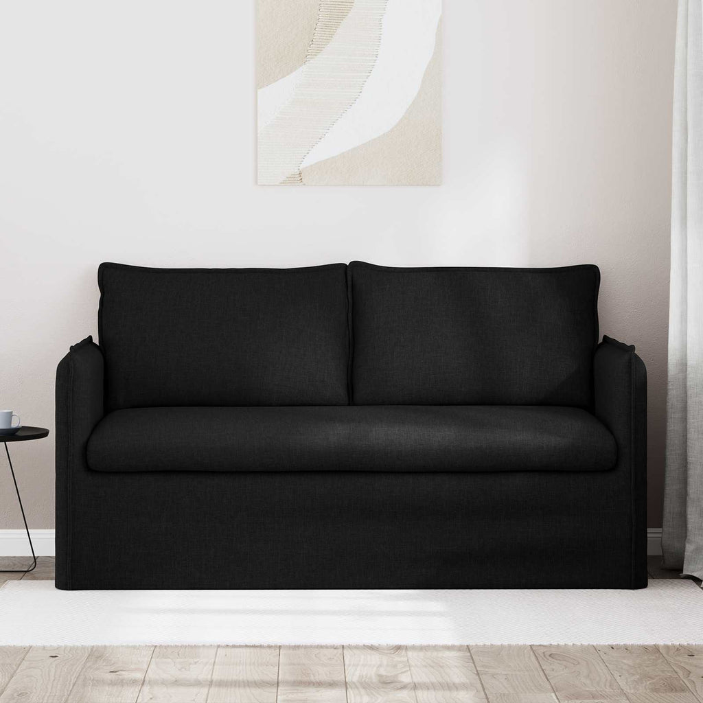 Καναπές Μαύρο 156 x 82 x 85 εκ ύφασμα