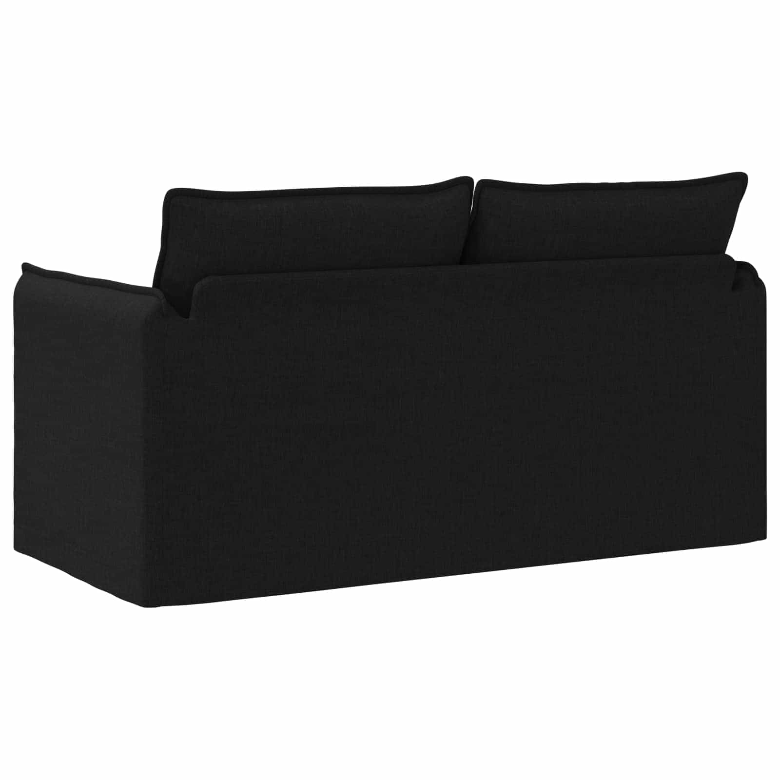 Καναπές Μαύρο 156 x 82 x 85 εκ ύφασμα