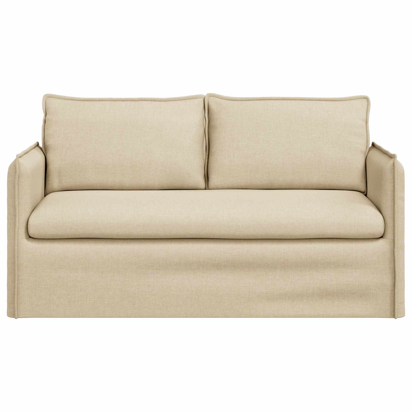 Καναπές Κρεμ 156 x 82 x 85 εκ ύφασμα