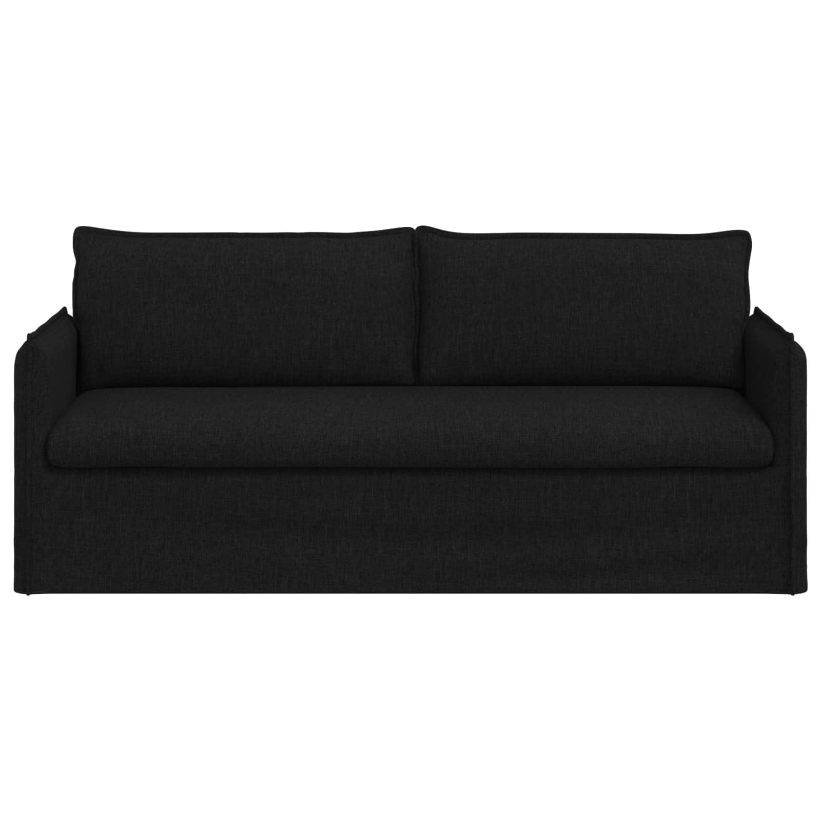 Καναπές Μαύρο 196 x 82 x 85 εκ ύφασμα