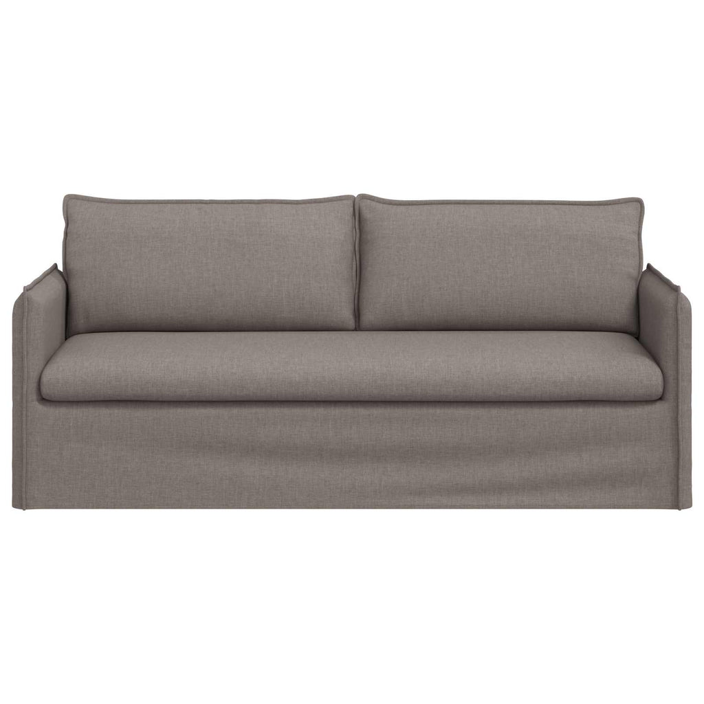 Καναπές Taupe 196 x 82 x 85 εκ ύφασμα