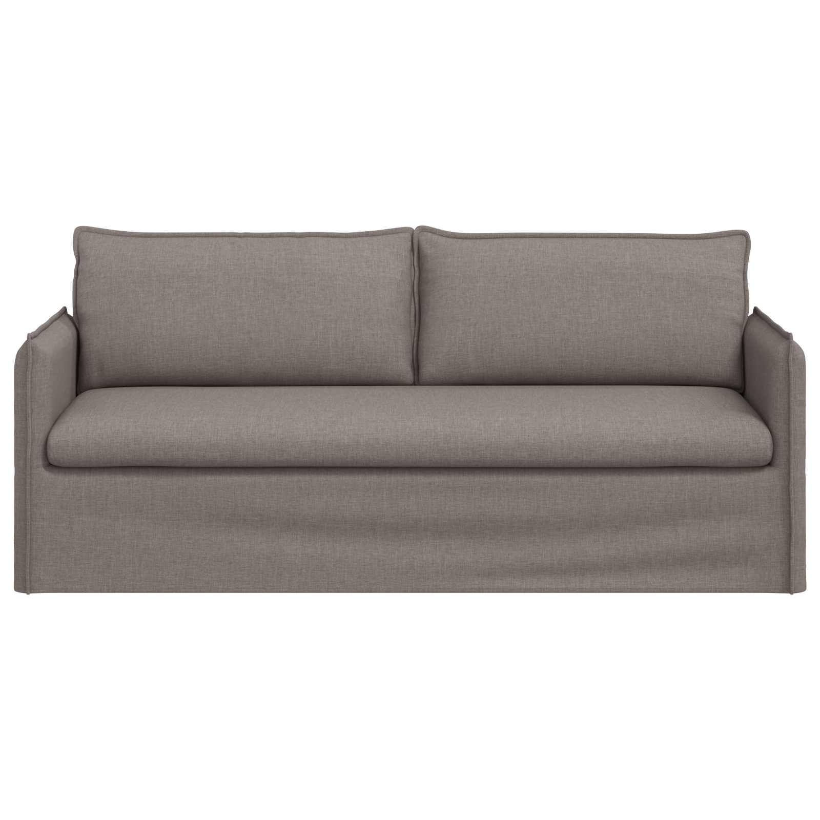 Καναπές Taupe 196 x 82 x 85 εκ ύφασμα