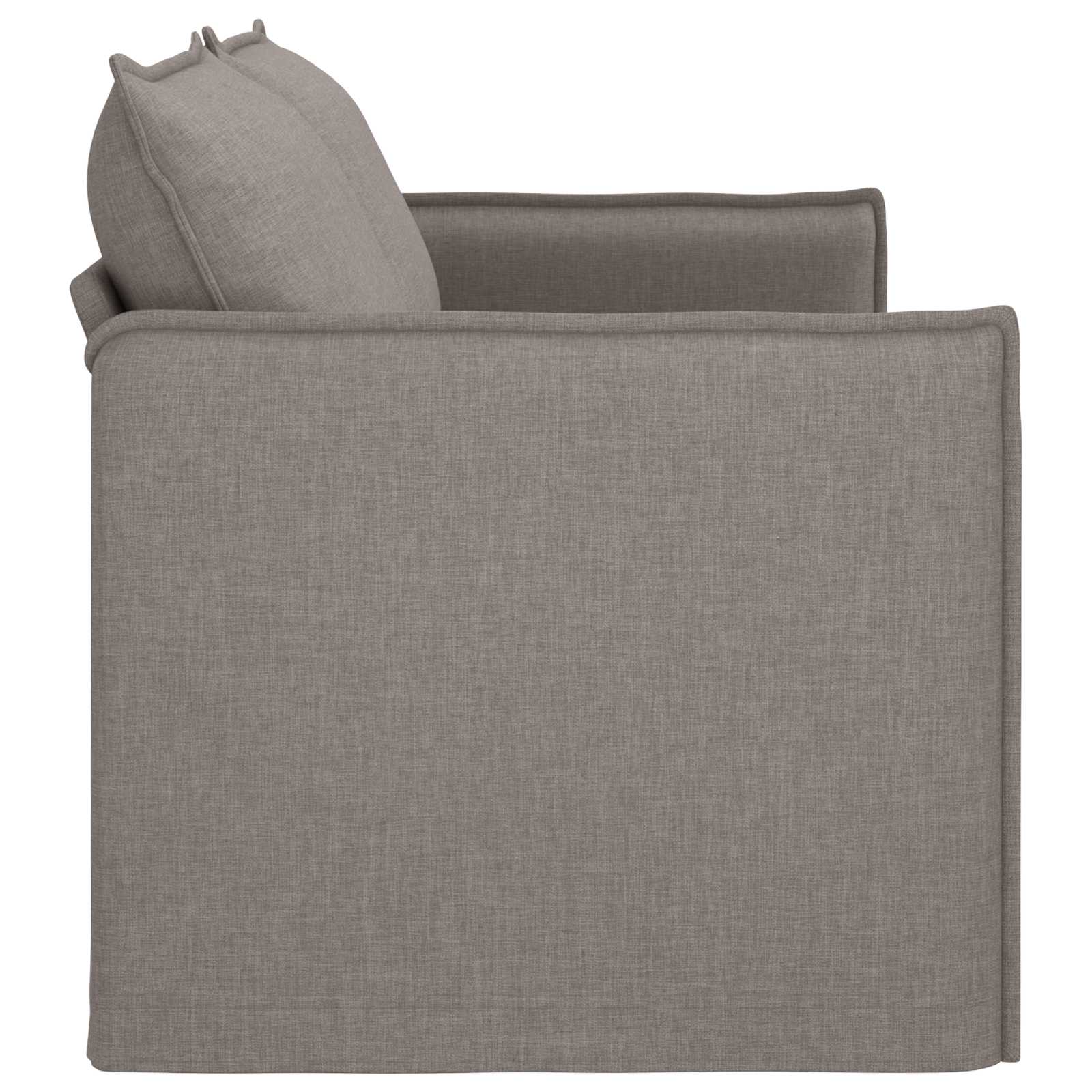 Καναπές Taupe 196 x 82 x 85 εκ ύφασμα