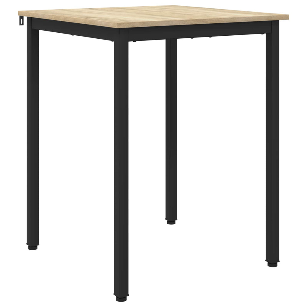 Τραπεζαρίες 60 x 60 x 75 cm Επεξεργασμένο Ξύλο Sonoma Δρυς
