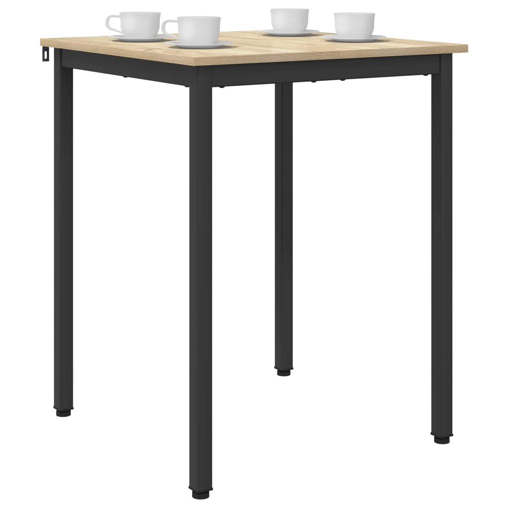 Τραπεζαρίες 60 x 60 x 75 cm Επεξεργασμένο Ξύλο Sonoma Δρυς