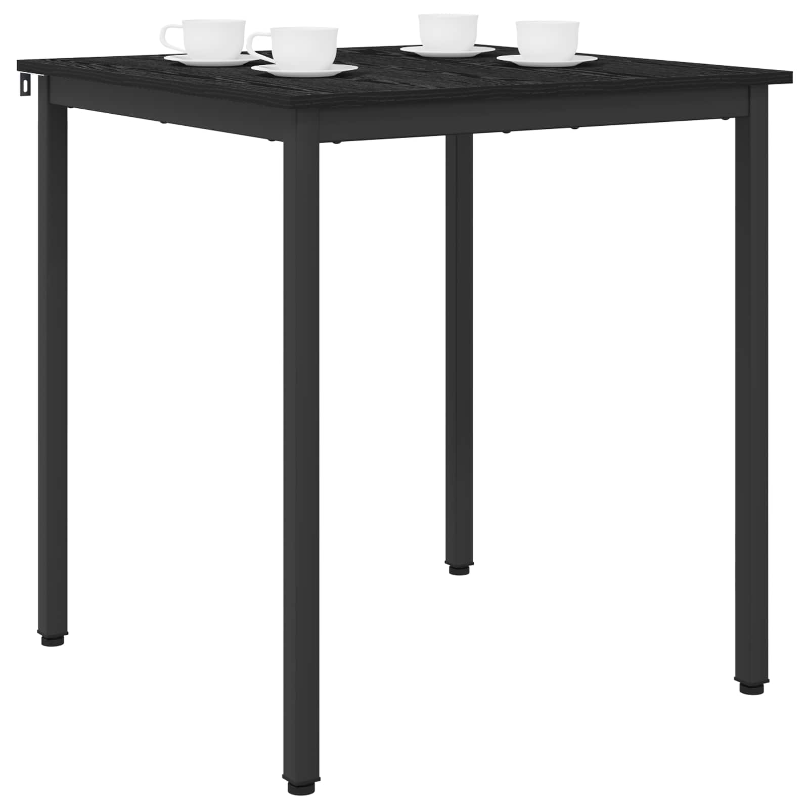 Τραπεζαρίες 70 x 70 x 75 cm Επεξεργασμένο Ξύλο Μαύρη Δρυς